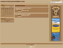 Tablet Screenshot of campusvirtual.panamatipico.com